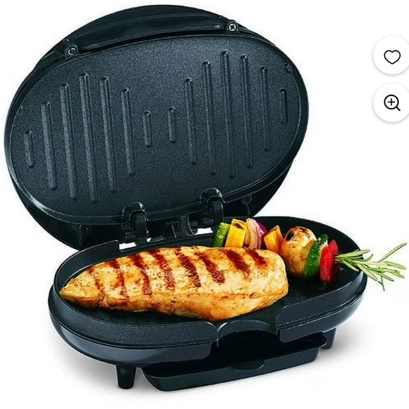 Durable Compact Grill - Black,Proctor Silex 32" Compact Grill,Retail Price 39.99 - Picture 1 of 8